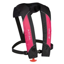 Onyx A/M-24 Automatic/Manual Inflatable PFD Life Jacket - Pink 132000-105-004...