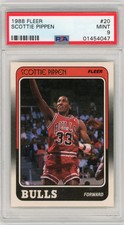 1988 Fleer Scottie Pippen #20 PSA 9