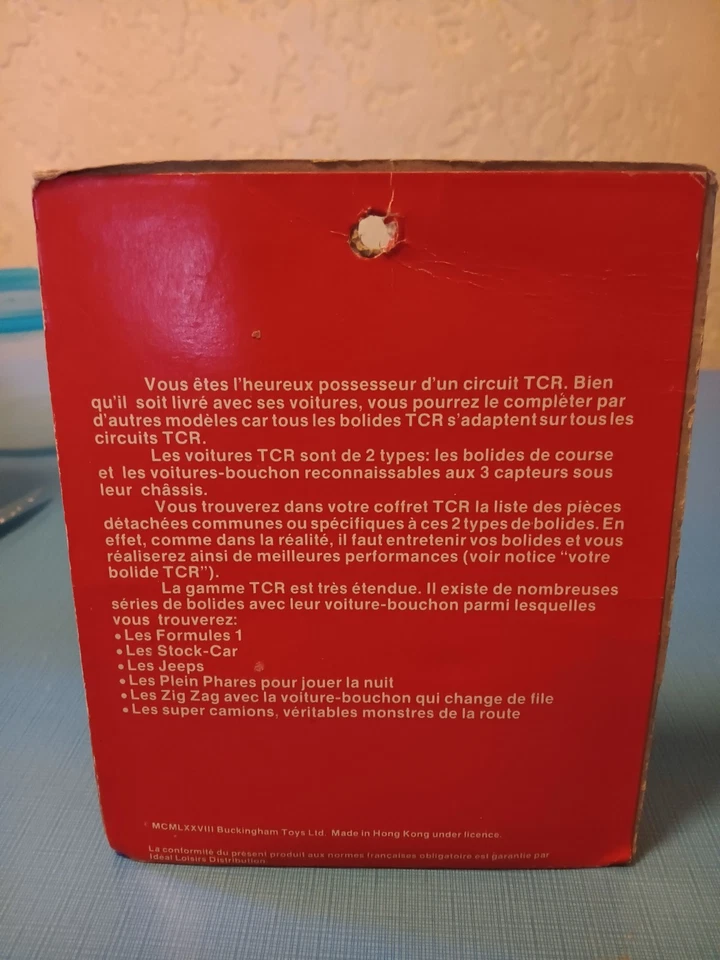 TCR vintage 1978 bolide de course camaro chevrolet corvette avec boite origine - Photo 4/4