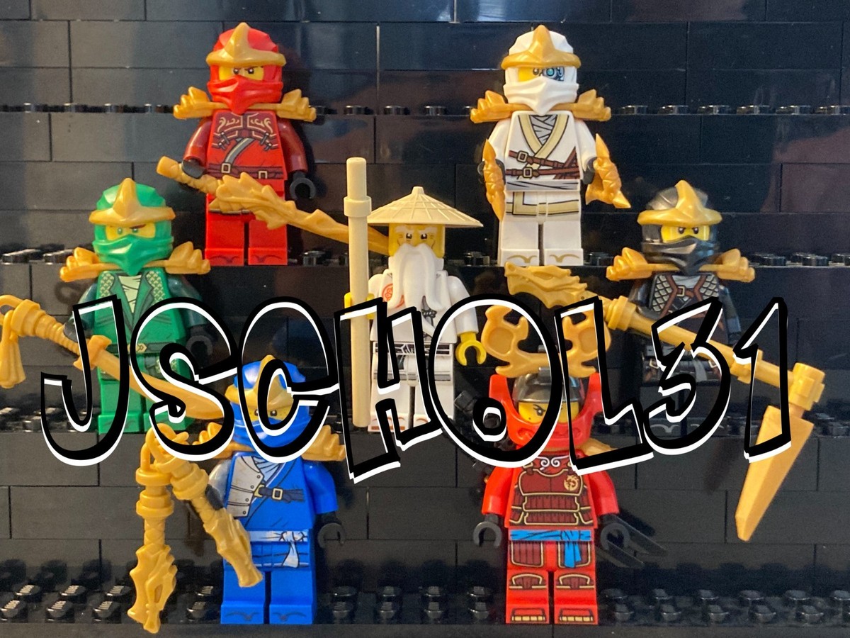うぃ　まとめ Lot of 7 LEGO Ninjago ZX Legacy Minifigures Wu, Lloyd, Cole, Nya