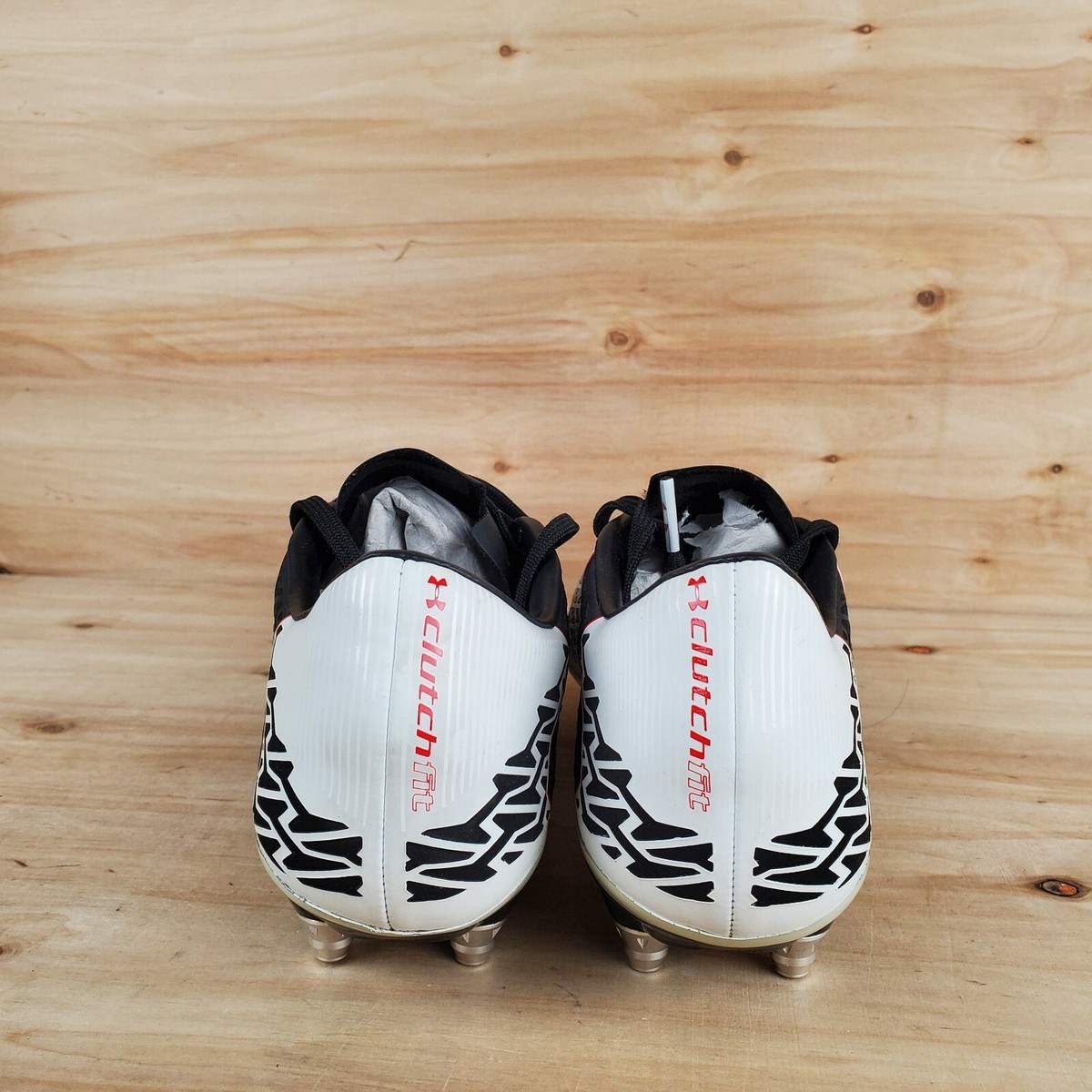 UNDER ARMOUR CLUTCHFIT HYBRID 2 SOCCER CLEATS 1264200-103 WHITE