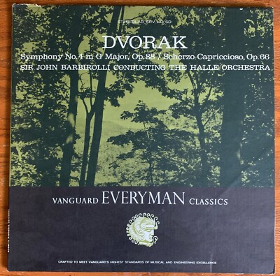 Dvorak Sir John Barbirolli Conducting The Hallé Orchestra - Symphony No. 4