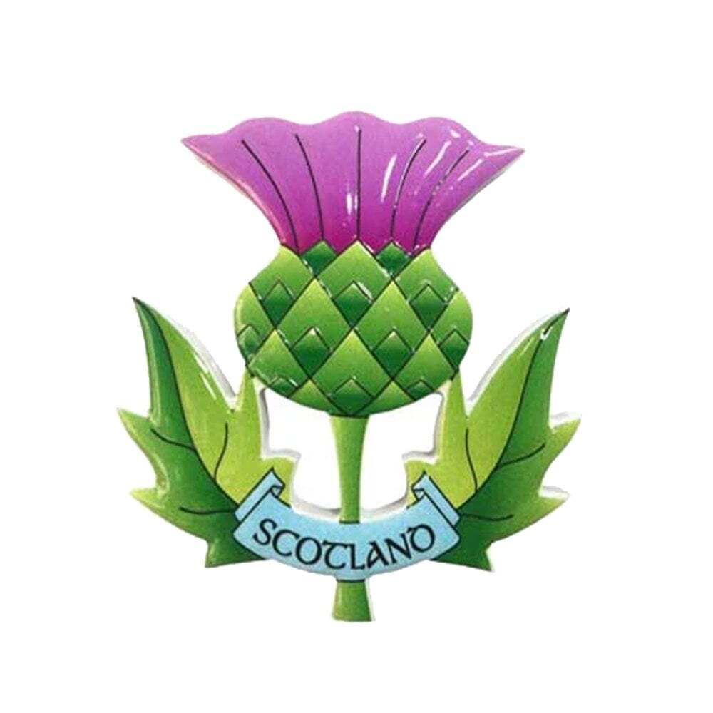 Islandcraft Scottish Thistle Resin Fridge Magnet CL-103-241