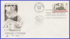 USA5 #1197 U/A ARTCRAFT FDC   Louisiana Statehood