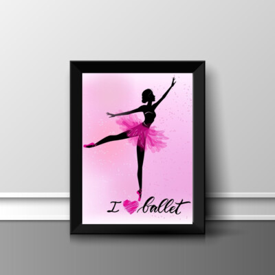 BALLET A4 PRINT POSTER PICTURE WALL ART HOME DECOR UNFRAMED GIFT NEW