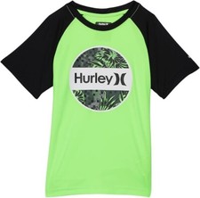 Hurley Boy's Circle Print Fill UPF Shirt Little Kids Size 7 Little Kids