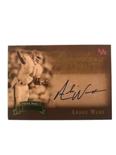 2007 Press Pass Legends Legendary Legacy Gold 331/400 Andre Ware #LL-AW Auto!