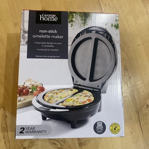George Home - Non Stick Omelette Maker - Makes 2 Delicious Omelettes - Picture 2 of 3