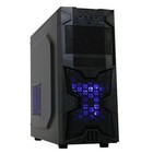 CiT Xecutioner Mesh Black Mid Tower Gaming Case with Blue Interior USB 3.0 1 x 120mm