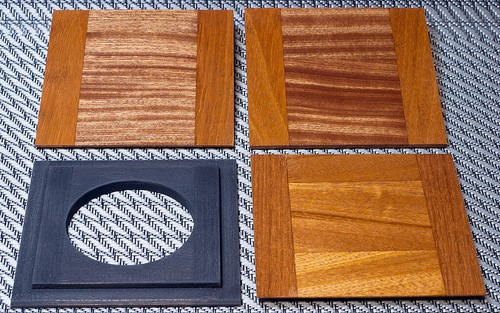 1 LENS BOARD 5.5" x 5.5" for a first model SVEDOVSKY 8"x10"- Solid Mahogany wood - Picture 4 of 4