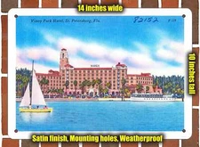 Metal Sign - Florida Postcard - Vinoy Park Hotel, St. Petersburg, Florida