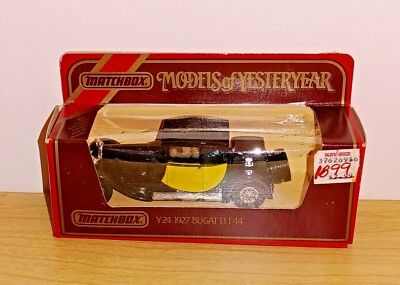 Matchbox MODELS OF YESTERYEAR Y24-1.9 1928 BUGATTI T44 | eBay