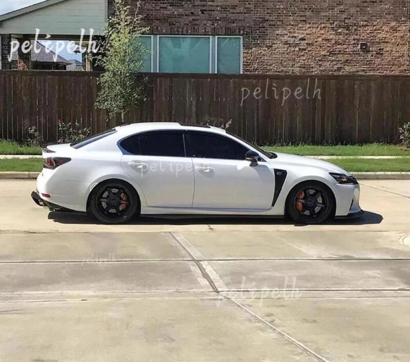 Real Carbon Fiber Side Fender Air Vent Cover Trims Fit For Lexus GS F 2016-2020 Foto 4 de 4