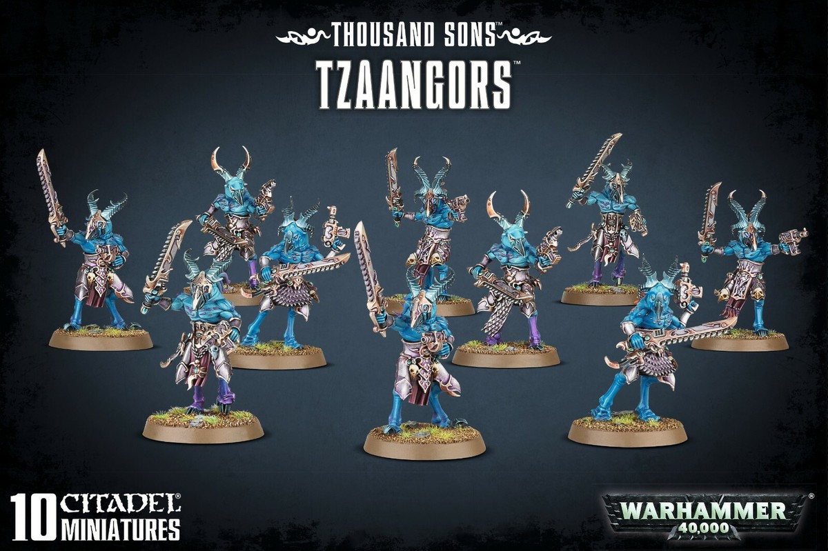ウォーハンマー Tzaangors 40K 40k Warhammer Tzaangors with Upgrades Thousand Sons Warp