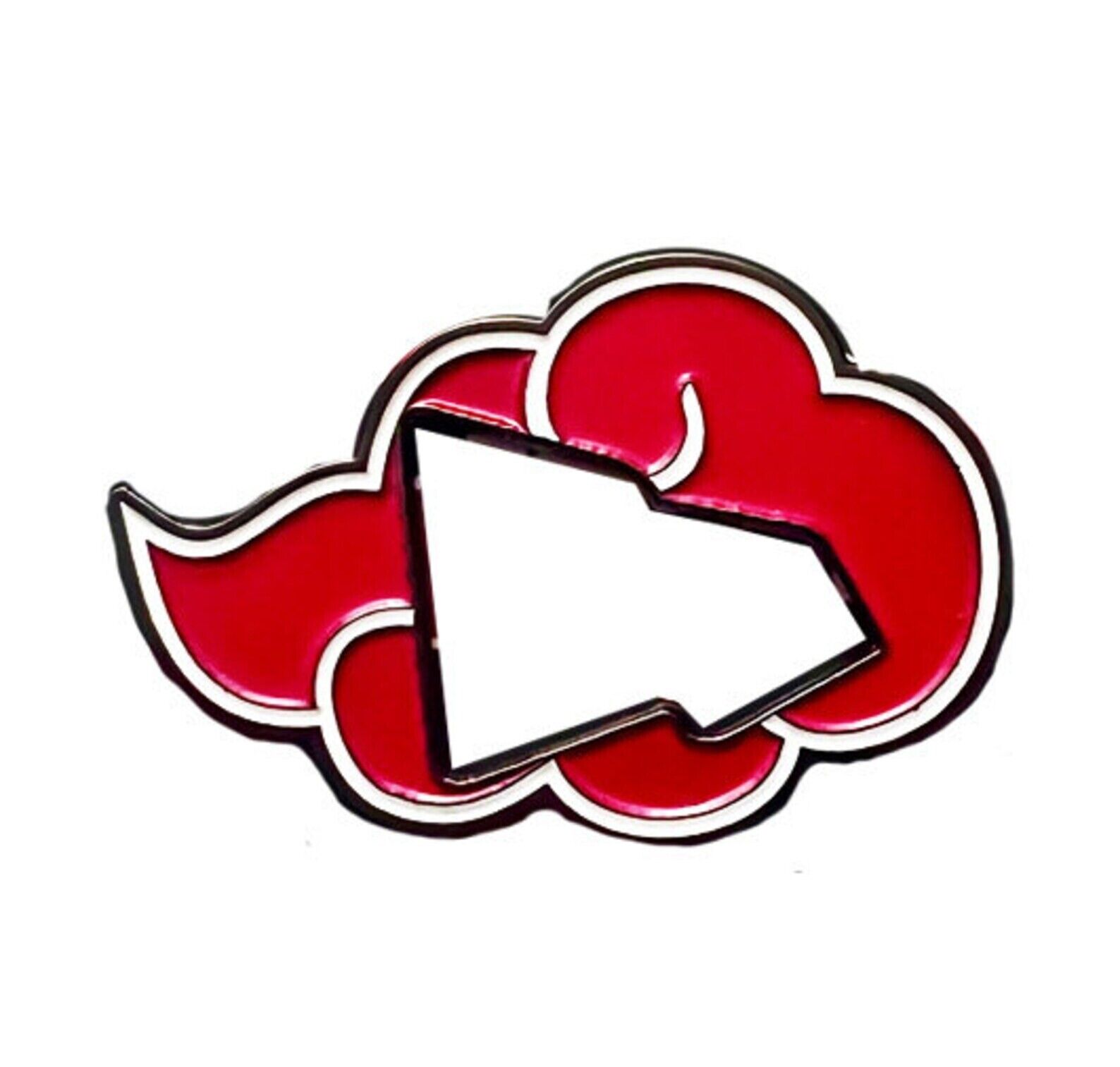 Naruto Shippuden Akatsuki Cloud Enamelled Pin Badge