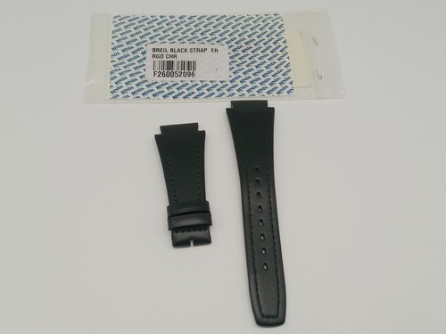 Cinturino originale in Pelle Nero Breil Black strap errgo chr F260052096  RE | eBay