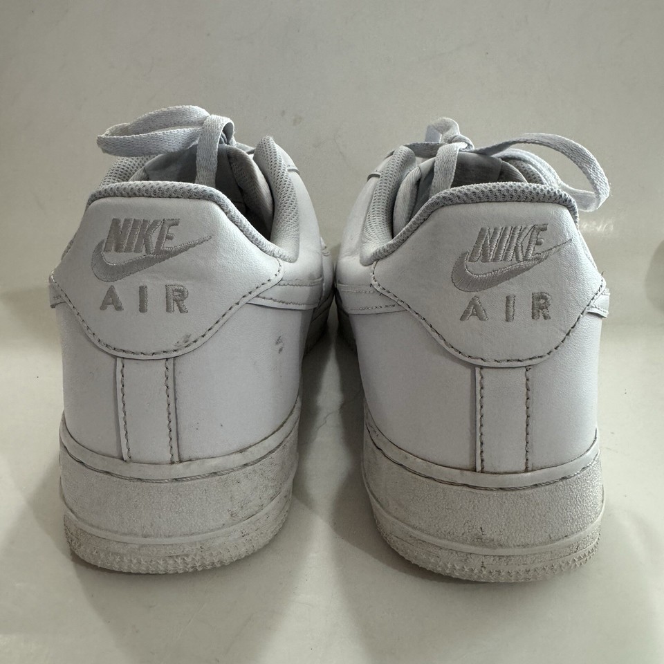 Nike Air Force 1 Sneakers Triple White Mens Size 12 eBay