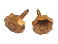 Fits Royal Enfield Bullet Side Tool Box Flower Bolt Set Brass Golden