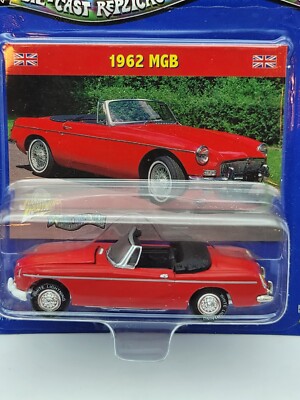 Johnny Lightning 2000 British Invasion 1962 MGB Roadster WHITE LIGHTNING