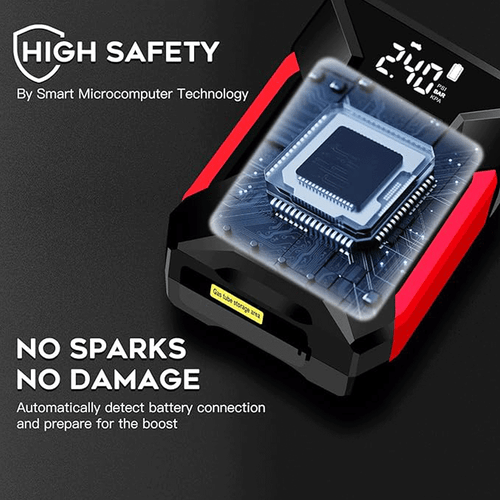 8 in 1 Car Jump Starter with Air Compressor Battery Charger 12V Jump Box Jumper - Picture 4 of 15