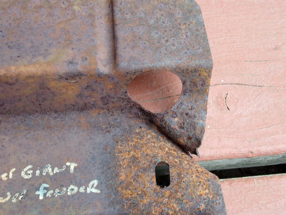 Dodge Power Giant 1958 guardabarros delantero inferior protectores contra salpicaduras OEM Foto 3 de 4