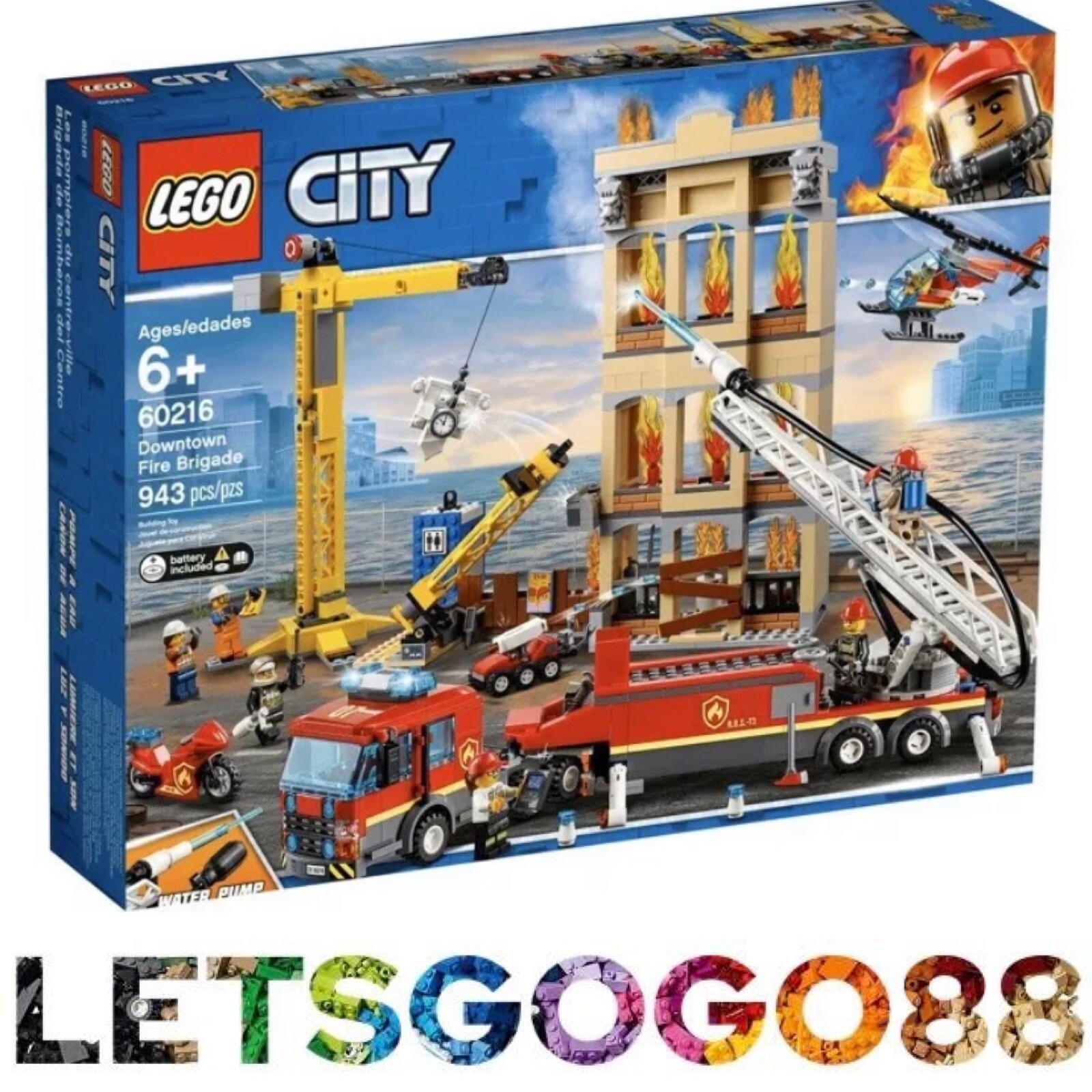 lego fire 60216