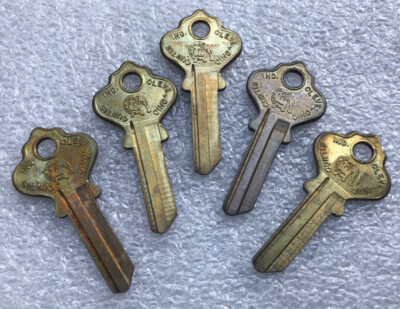 Curtis bulldog WR-2 key blanks WR2 VINTAGE key set of 5 [U] | eBay