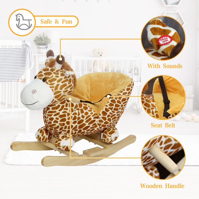 giraffe rocking horse