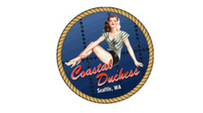 6" military nose art coastal duchess seattle washington sticker decal usa made