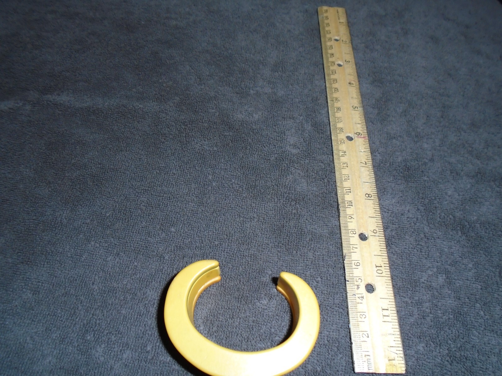 heavy tri-colored bakelite cuff - image 1