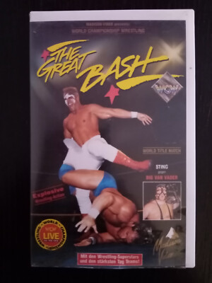 WCW The Great Bash 1992 VHS Madison Video Sting / Vader