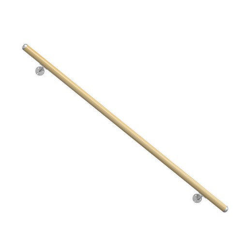 DOLLE Wandhandlauf Set Wand Geländer Brüstung Handlauf Holz Fichte Buche Eiche - Bild 2 von 27