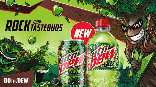 Mountain Dew At the price of surprise Trashed Award Apple New Limited Can 2 Flavor se - Edition