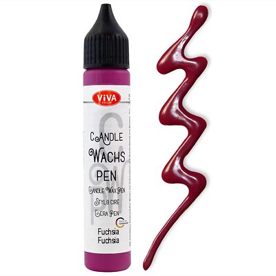 ViVA DECOR Candle Wachs Pen 28 ml fuchsia
