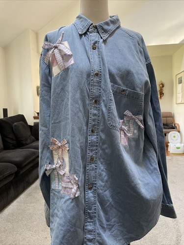 basic editions denim embroidered - Gem