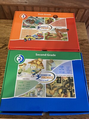 Hooked On Phonics Grade 1 & Grade 2 Please See Notes 
