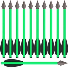 Carbon Pistol Crossbow Bolts Arrows 6.3" Hunting Arrows for Crossbow 50-80lbs 