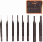 HORUSDY 8pc Forged Steel Roll Pin Punch Set Roll Bag Rifle Gunsmithing Jewelers