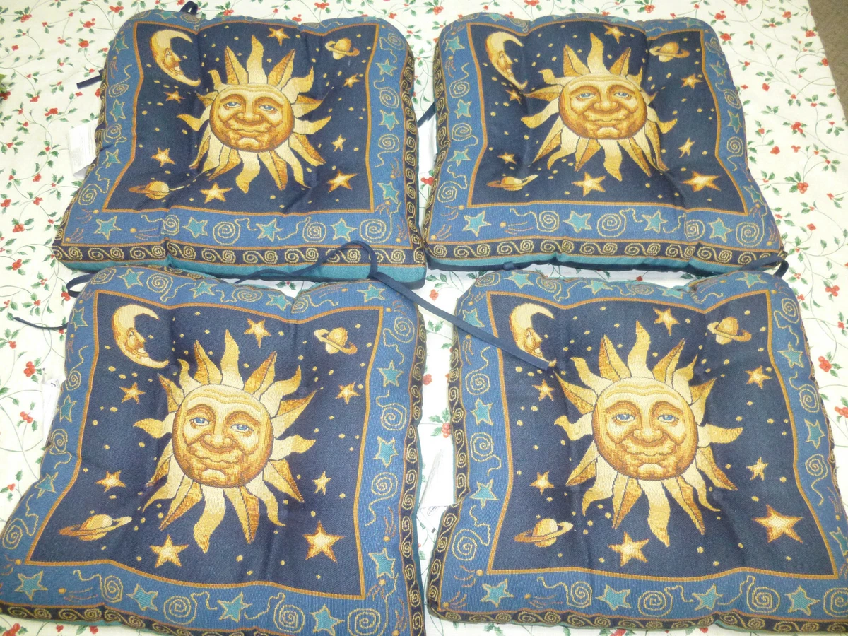 Set of 4 Mohawk Tufted Dining Chair Seat Cushions 16