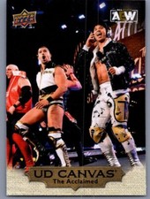 2022 Upper Deck AEW #C17 Anthony Bowens / Max Caster UD Canvas