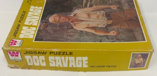 Whitman Doc Savage (Ron Ely) Jigsaw Puzzle 100 Large Pieces 1975 - Picture 3 of 8