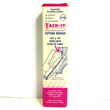 Vintage TACK-IT Pattern Marker Made In USA Orco Products Metal Sewing Tool