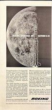 Boeing Aero Space Div Saturn S-1C Rocket Booster Jobs Vintage Print Ad 1963