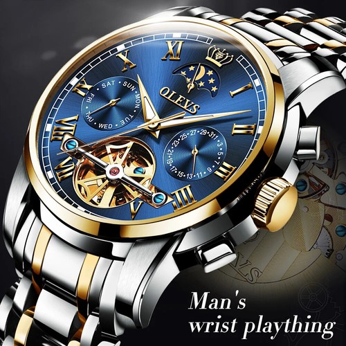 Top Brand Men Watch Automatic Mechanical Watches Waterproof Stainless Steel Wr