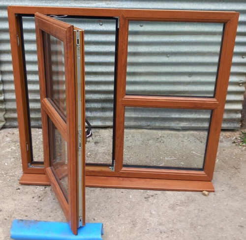 New Upvc Window Golden Oak Double Glazed 1200 mm x 1020 mm/1050 mm with sill/ - Picture 6 of 11