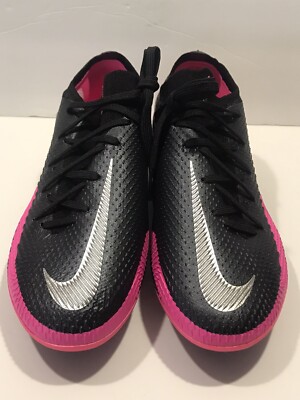 NIKE PHANTOM GT ELITE FG ACC - MENS SIZE 6 - BLACK PINK - CK8439