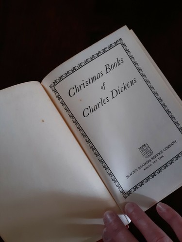 Christmas Books of Dickens in 1 volume - Red Decorative HC with Gold Lettering - Bild 6 von 12