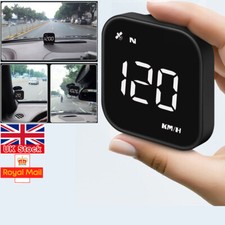 Universal Car HUD Digital GPS Speedometer Head Up Display MPH Overspeed Alarm UK
