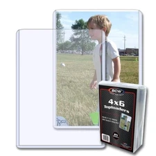 5 BCW 4 x 6 Top Loaders Photo Postcards Toploaders