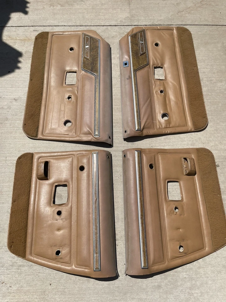 1980-88 AMC Eagle Wagon Tan Door Panels - Image 2 of 4